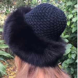 Fur and wool hat